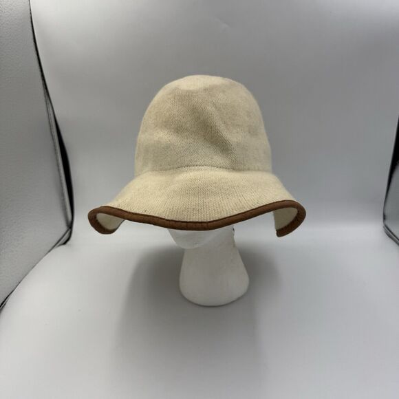 Collection Eighteen Wool Blend Hat Cloche Beige OS - Picture 3 of 12